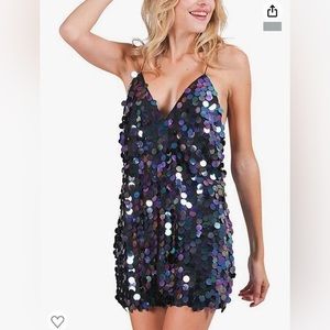 Blue Sparkle Sequin Dress ✨NEW YEARS DRESS✨